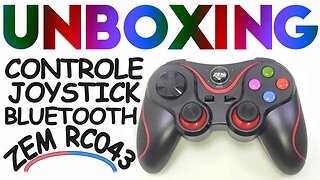 Unboxing do controle Joystick ZEM RC043