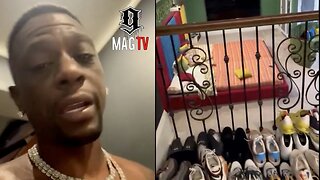 Boosie Goes In On Kodak Black For Working Wit 6ix9ine While Showing Off His Master Closet! 👟
