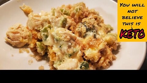 What's Cooking with The Bear? Keto Chicken and Broccoli Casserole #ketorecipes #lowcarb