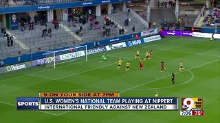 U.S. Women's National Team playing at Nippert