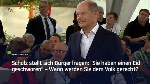 Bürgerfragen an Scholz: Warum verteilt Baerbock in aller Welt unser Geld?