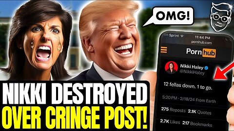 YIKES! NIKKI HALEY SENDS X-RATED TWEET ABOUT 'FINISHING OFF' 12 GUYS | INTERNET DESTROYS HER 🤣