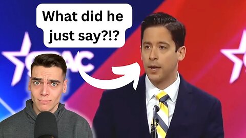 Michael Knowles goes OFF THE RAILS at CPAC 😳