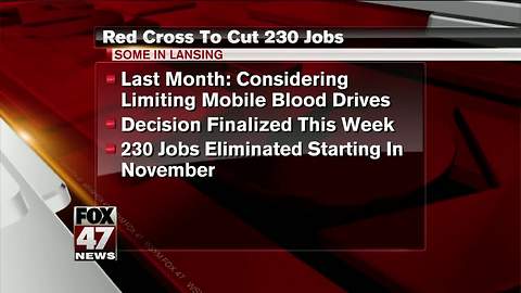 Red Cross finalizes plans to cut jobs in Great Lakes region