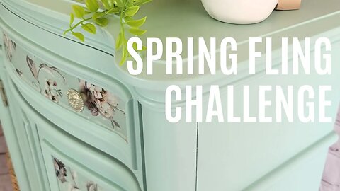 DIY Spring Furniture Makeover/Spring Fling Challenge