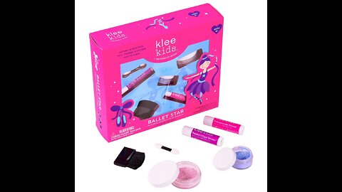 Luna star naturals klee kids natural mineral makeup 4 piece kit, ballet star