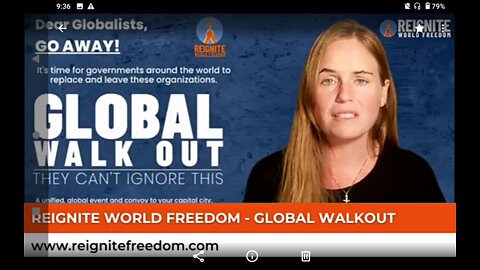 Global Walk Out, ReigniteFreedom.com