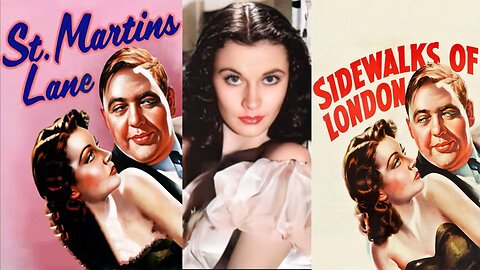 ST. MARTIN'S LANE aka Sidewalks Of London (1938) Charles Laughton, Vivian Leigh | Comedy | COLORIZED