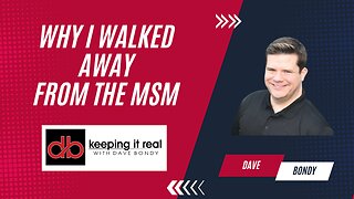 I walked away from the mainstream media after 25 years. I go behind the scenes now
