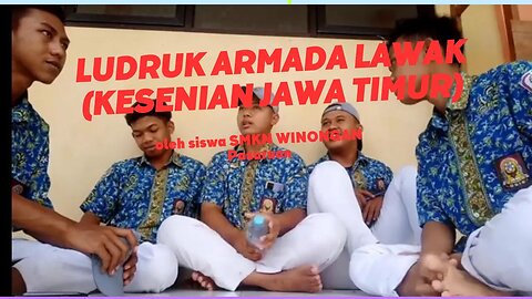 LUDRUK ARMADA LAWAK (Kesenian Jawa Timur) oleh siswa SMKN WINONGAN Pasuruan