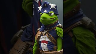 Kermit the Frog as Captain America #funny #shorts