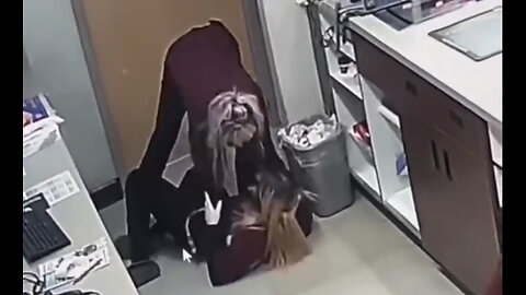 Young Female Working At A Pharmacy Suffers A Sudden Medical Episode And Collapses 💉(2023)