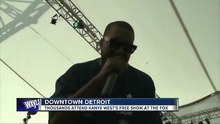 Kanye West makes surprise announcement, holds 2nd free show in Detroit tonight