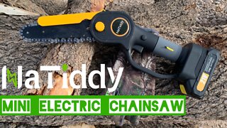 NaTiddy Mini Electric Chainsaw