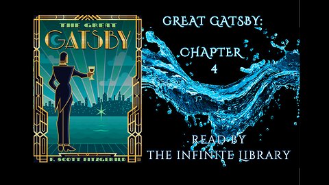 Chapter 4 of The Great Gatsby (1925) By F. Scott Fitzgerald | Ft. Pouring Rain