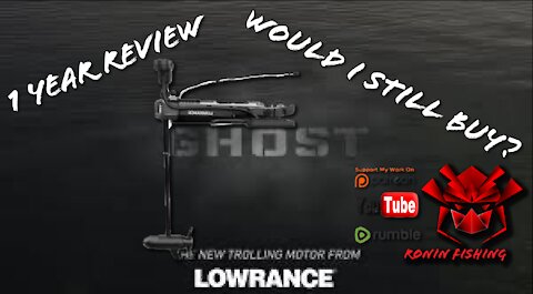 Lowrance Ghost Trolling Motor 1 year review