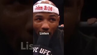 UFC fighter Yoel Romero's Message to America #shorts #christianity #ufc