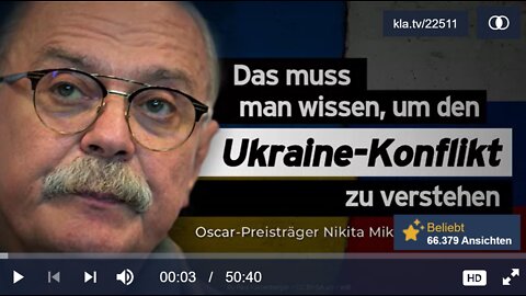 Oscar-Preisträger Nikita Michalkow: Das muss man wissen, um den Ukraine-Konflikt zu verstehen