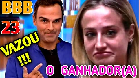 VAZOU ! O(A) CAMPEÃO (A) DO BBB 23. #bbb23 #noticias #viralvideo @otiodoyoutube