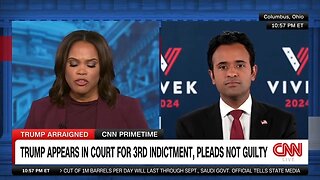 Vivek Ramaswamy talking About Trump's Indictments on CNN 8.3.23