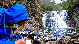 Hike and Sketch With Me - Laurel Falls Along the Appalachian Trail