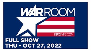 WAR ROOM [FULL] Thursday 10/27/22 • Bombshell Senate Report Confirms COVID Leaked from Chinese Lab