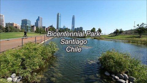 Parque Bicentanario in Santiago de Chile