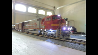 Santa Fe SD75M #226 Ho scale Athearn Genesis Review