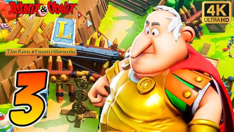 ASTERIX & OBELIX XXXL THE RAM FROM HIBERNIA Gameplay Walkthrough PART 3 (PC) [4K 60FPS]