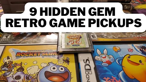 9 NEW Hidden Gem Retro Game Pickups | Nintendo DS, XBOX, , PS3, 3DS, SNES - Game Pickups Episode 13