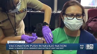 COVID-19 vaccination push in Navajo Nation