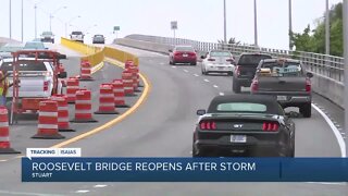 Roosevelt bridge reopens after the storm