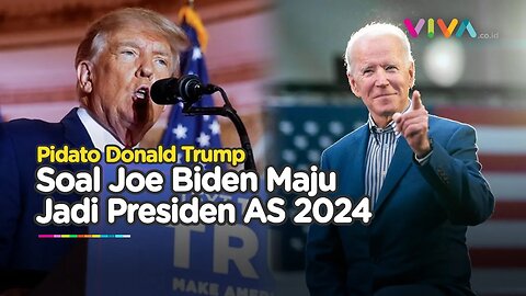 Menolak Tua! Biden Resmi Nyapres, Donald Trump: Dia Merobohkan AS