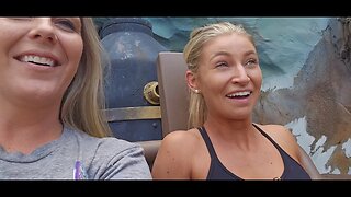 She has NO IDEA: Riding Expedition Everest roller coaster for First Time at Disney's Animal Kingdom