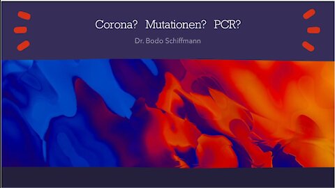 Alles außer Mainstream - Dr Bodo Schiffmann - 01.02.2021 - Corona, Mutationen und PCR-Test (deutsch)