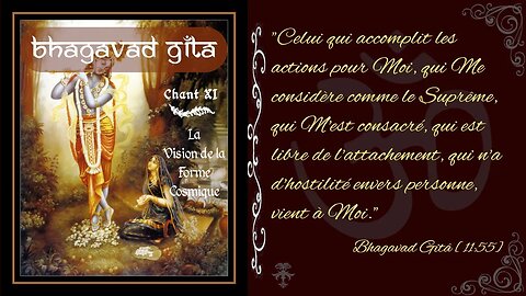 Bhagavad Gîtâ - Chant XI - La Vision de la Forme Cosmique