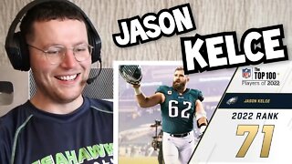 Rugby Player Reacts to JASON KELCE (Philadelphia Eagles, C) #71 NFL Top 100 Players in 2022