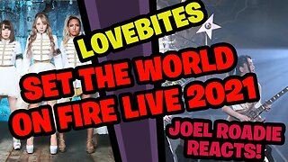 LOVEBITES / Set The World On Fire [Live from "Ride For Vengeance Tour 2021"] - Roadie Reacts