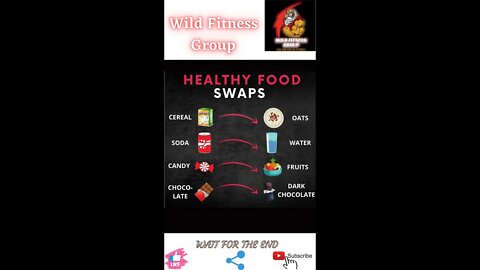 🔥Healthy food swaps🔥#shorts🔥#viralshorts🔥#fitnessshorts🔥#wildfitnessgroup🔥