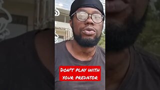 Don't play with your predator