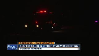 Officer-involved shooting in Kewaunee County