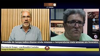 Previsão do tempo indica chuvas ainda intensas e temperaturas mais amenas em fevereiro