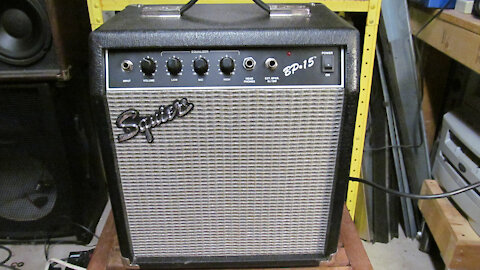What The Fender is Wrong with this Squier BP-15 Bass Amp?
