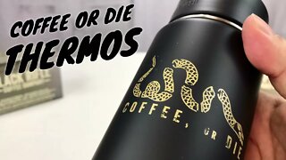 Coffee or Die Kleen Kanteen Thermos by Black Rifle Coffee Company Review