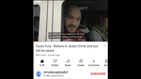 Tyson Fury / Jesus - Religious Discrimination / Censorship Google