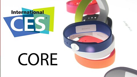 Sony Core Fitness Tracker Smartband, CES 2014