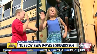 7-year-old 'Bus Boss' at elementary school helps keep students and bus drivers safe