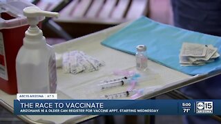 Arizona to open vaccine eligibility to all residents 16 and older Wednesday