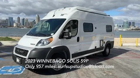 For Sale WINNEBAGO SOLIS 59P 2023 only 957 miles! RV Class B Adventure Van - SALE PRICE: $95,450