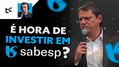 Sabesp privatizada será “grande player global”, diz Tarcísio; Gui Cunha analisa #SBSP3